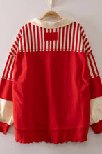 Load image into Gallery viewer, Vintage Stripe Rugby Sweatshirt
