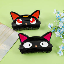 Load image into Gallery viewer, Adorable Big Eyes Black Cat Head Hair Claw Clips
