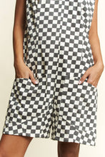 Load image into Gallery viewer, Checkered Short Romper
