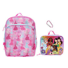Load image into Gallery viewer, Disney Princess Group Shot 16” Backpack With Lunch Kit
