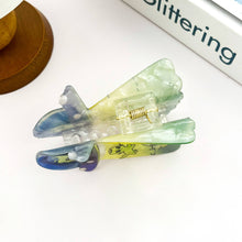 Load image into Gallery viewer, Alien Abduction UFO Cat &amp; Cow Hair Claw Clip
