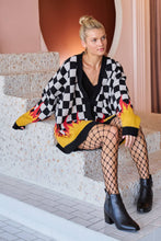 Load image into Gallery viewer, RACING FLAME KNIT CARDIGAN
