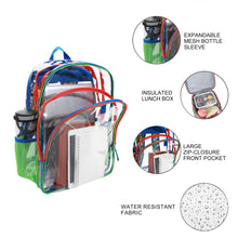 Load image into Gallery viewer, Toy Story “Changers” 2-Piece 16” Kids Clear Backpack &amp; Lunch Box Set For School And Travel
