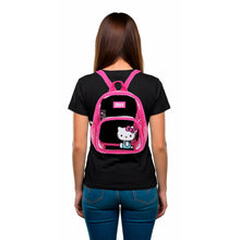 Load image into Gallery viewer, Hello Kitty Sitting Character Adult 11” Clear Mini Backpack
