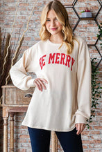 Load image into Gallery viewer, ET7449-12 URBAN RIB RIBBED CHRISTMAS TOP
