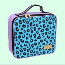 Load image into Gallery viewer, Blue Leopard Makeup Case
