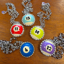 Load image into Gallery viewer, LARGE Pool Ball Necklace
