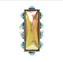Load image into Gallery viewer, Yellow Bar Cuff Ring
