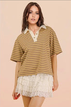 Load image into Gallery viewer, Oversized Stripe Knit Top
