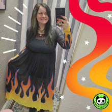 Load image into Gallery viewer, Heatwave Fire Dress
