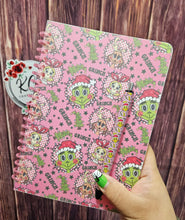 Load image into Gallery viewer, Grinch Smart Ring Notebook Set
