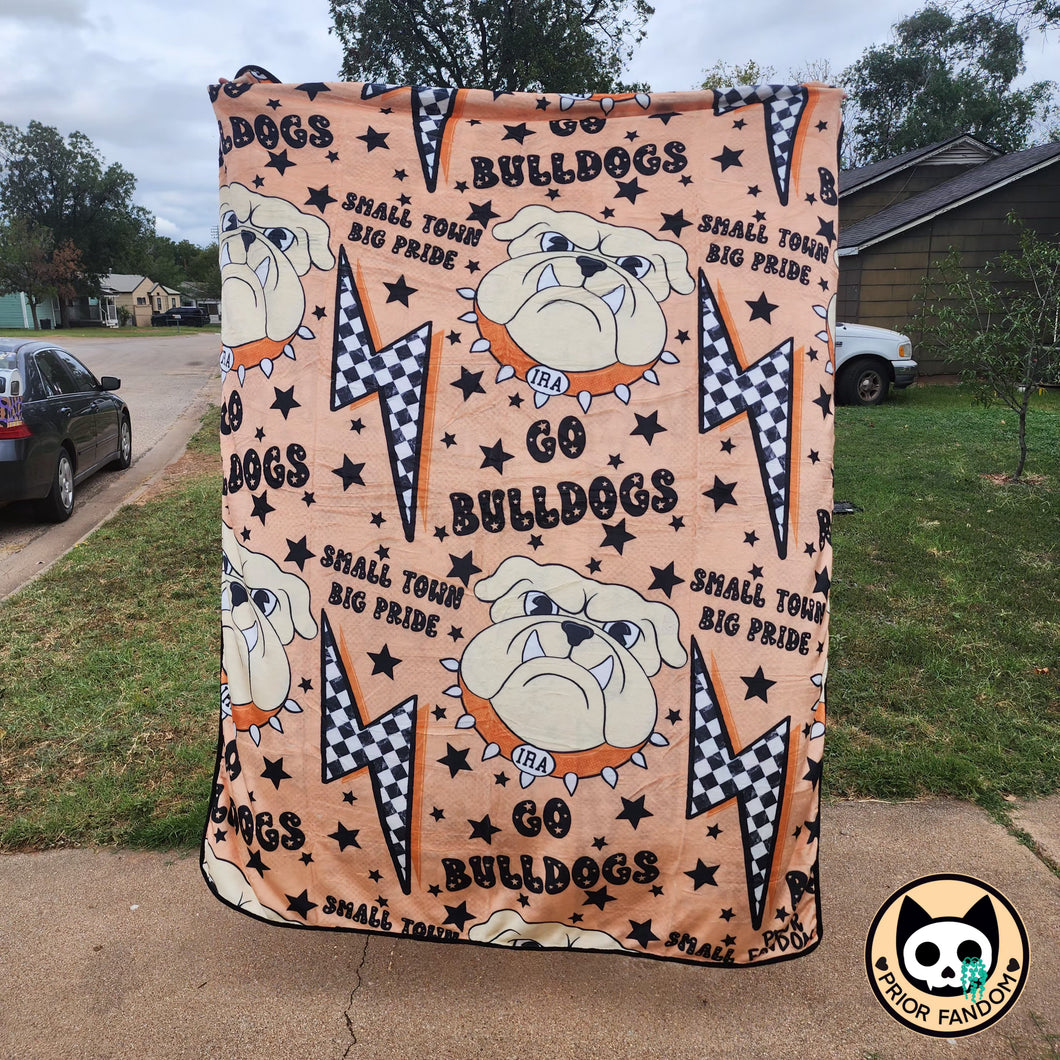 Ira Bulldogs Blanket