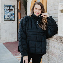 Load image into Gallery viewer, Black Quilted Jacket
