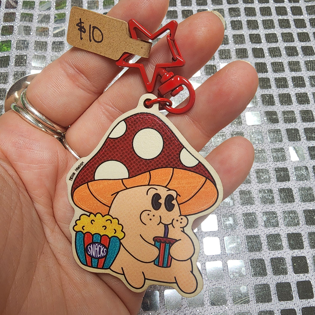 Mushroom Keychain