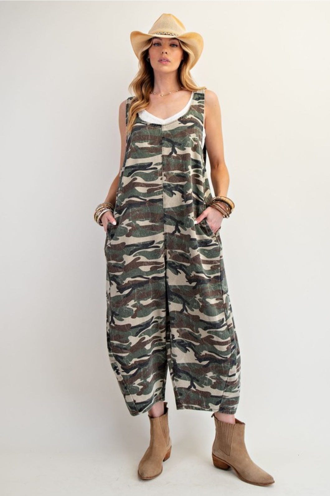 PREORDER Camo Print Jumpsuit