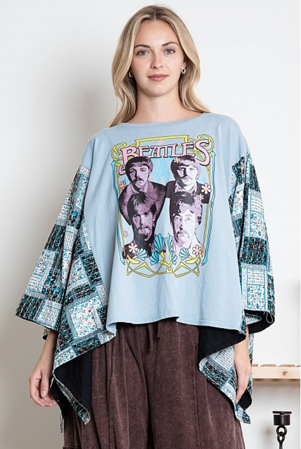 The Beetles Poncho Top