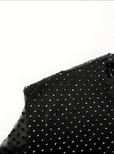 Load image into Gallery viewer, Rhinestone Mesh Tee
