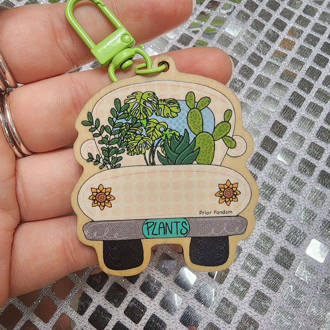 Plant Truck Keychain