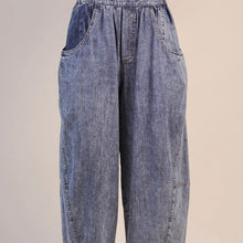Load image into Gallery viewer, Washed Woven Barrel Jeans
