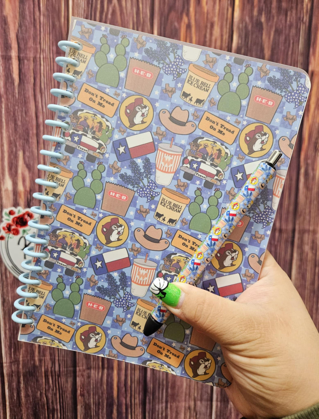 Blue Texas Smart Ring Notebook Set