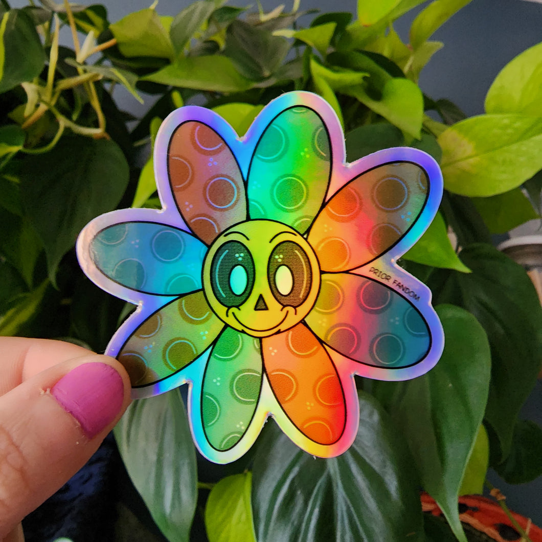 Holo smiley flower