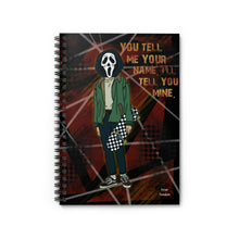 Load image into Gallery viewer, Ghostface Spiral Notebook - Ruled Line
