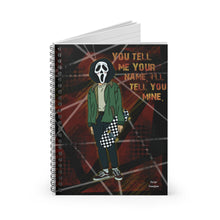 Load image into Gallery viewer, Ghostface Spiral Notebook - Ruled Line
